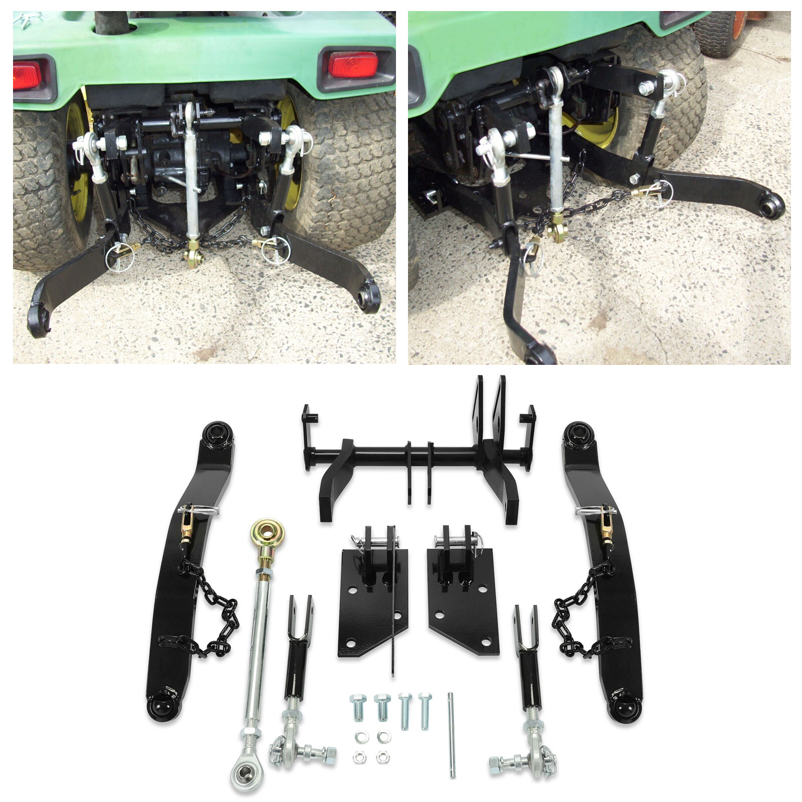 HECASA 3 Point Hitch Kit CAT 1 For John Deere 316 318 322 330 332 420 430