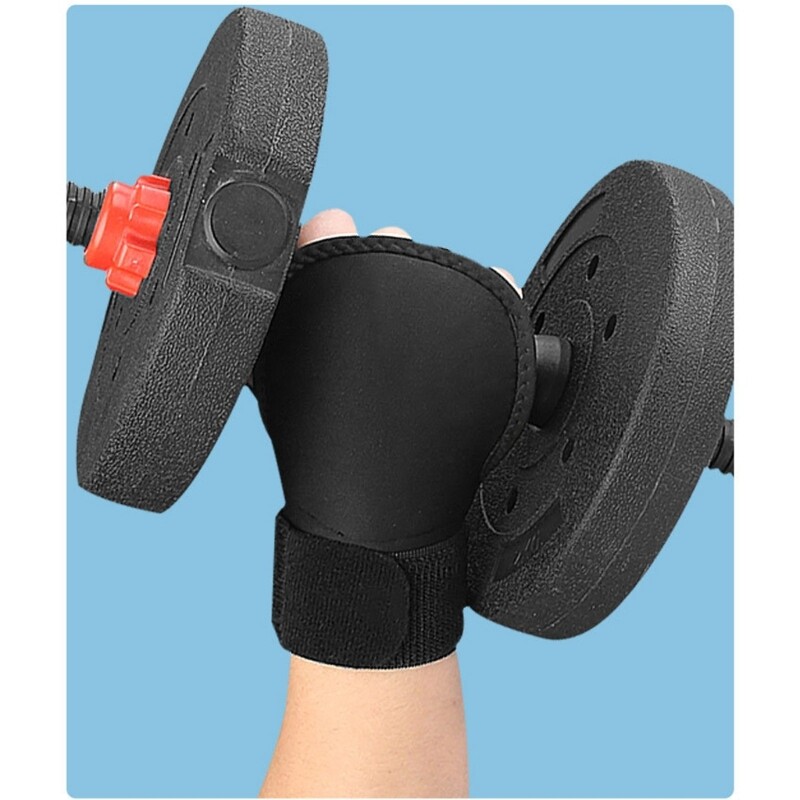 Comfortable Weighted Hand Gloves Strap Improve Arm Strength Muscles