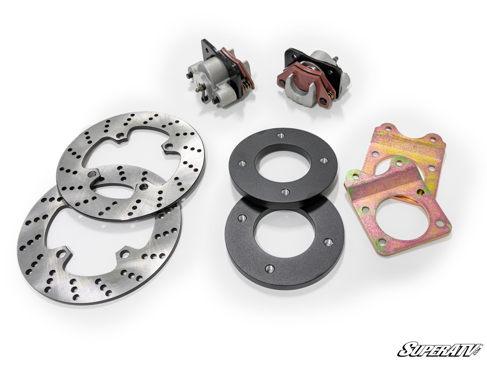 SuperATV Front Disc Brake Kit for Honda Foreman 400 / 450 4x4