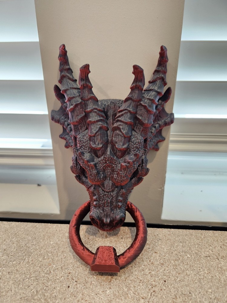 Dragon Door Knocker for inside/outside 3d Printer