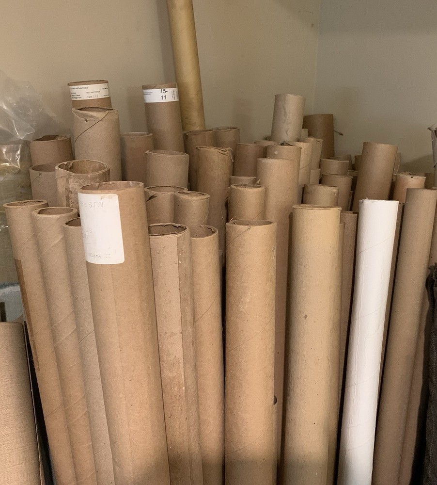 Brown Upholstery Fabric Tubes