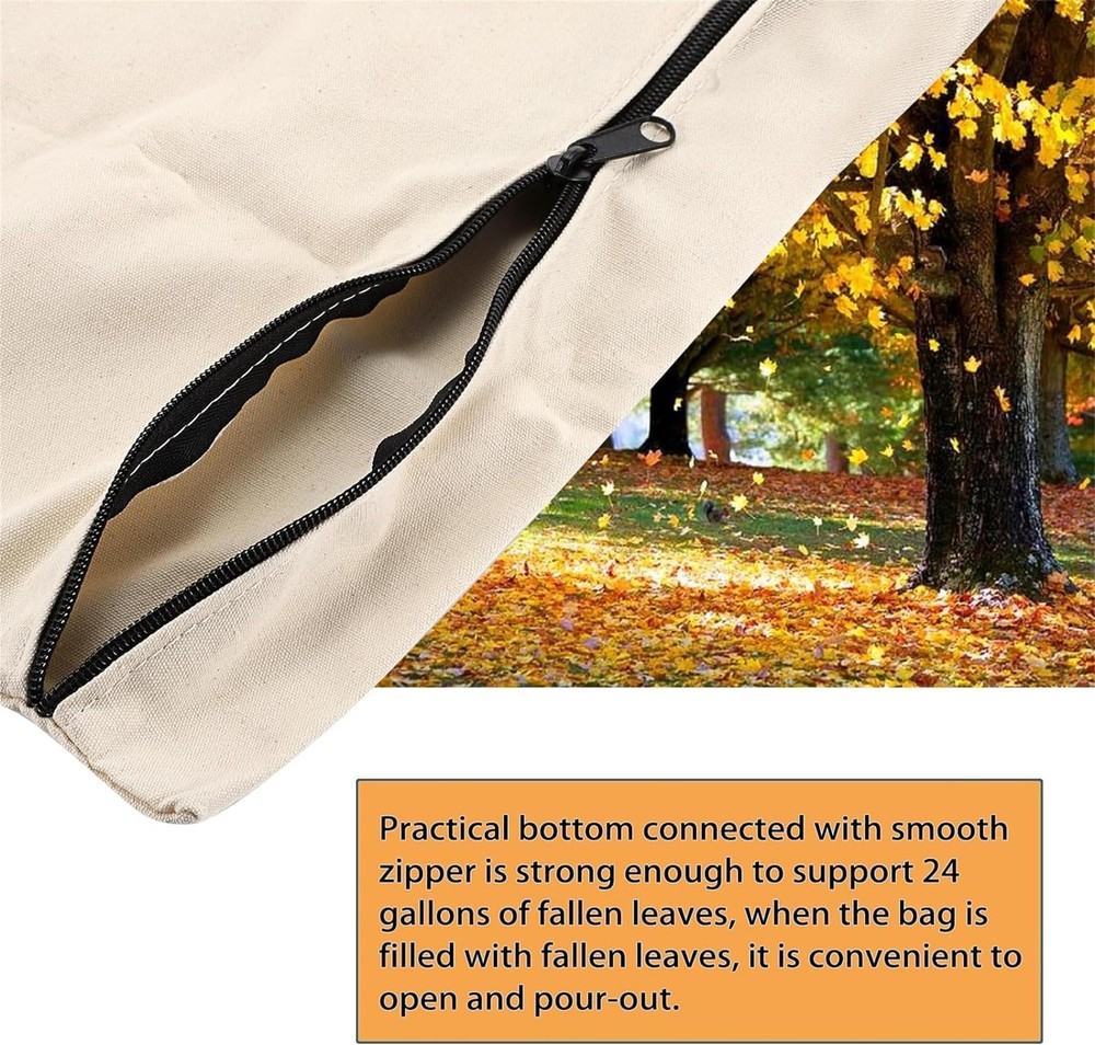 Universal Leaf Vacuum Blower Bag Bottom Debris Dump Bag, Compatible with Leaf...