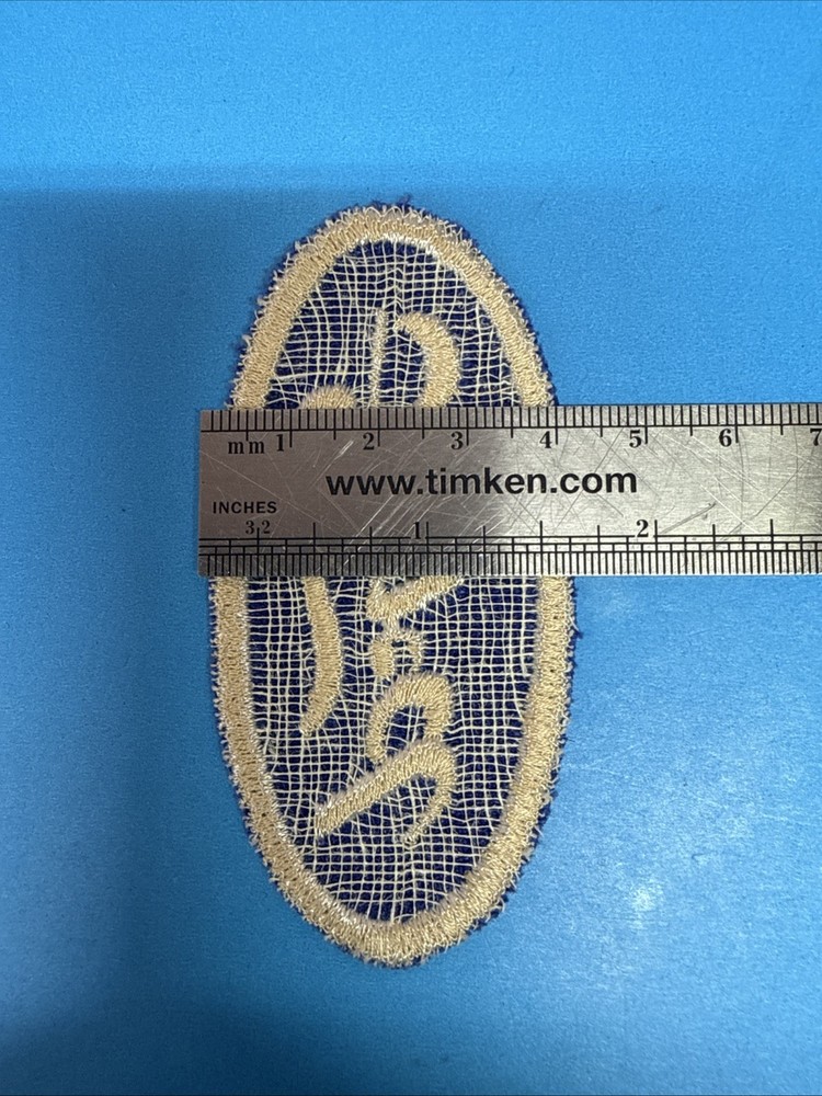 Vintage Ford Blue Oval Patch. Cheesecloth Backing