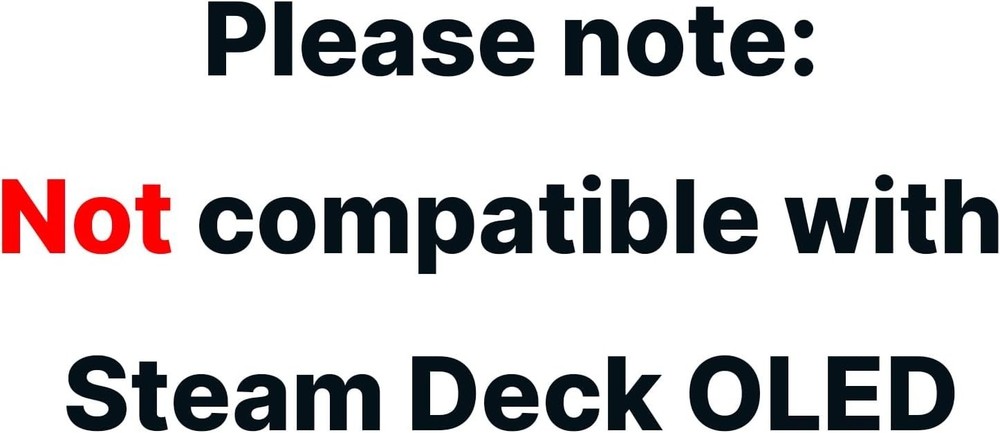 Back Plate Vents Version Compatible with Steam Deck LCD, DIY Replacement Full...