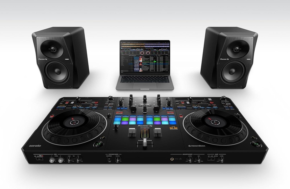 Professional Scratch-Style DJ Controller with Stems Control & Piano Play Mode