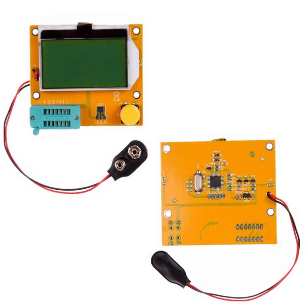 LCR-T4 Mega328 Digital Transistor Tester Resistance Capacitance Transparent