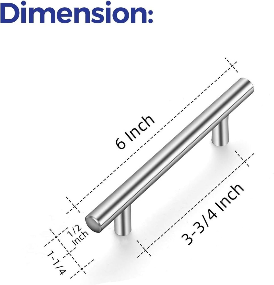 30 Pack Satin Nickel Kitchen Drawer Pulls