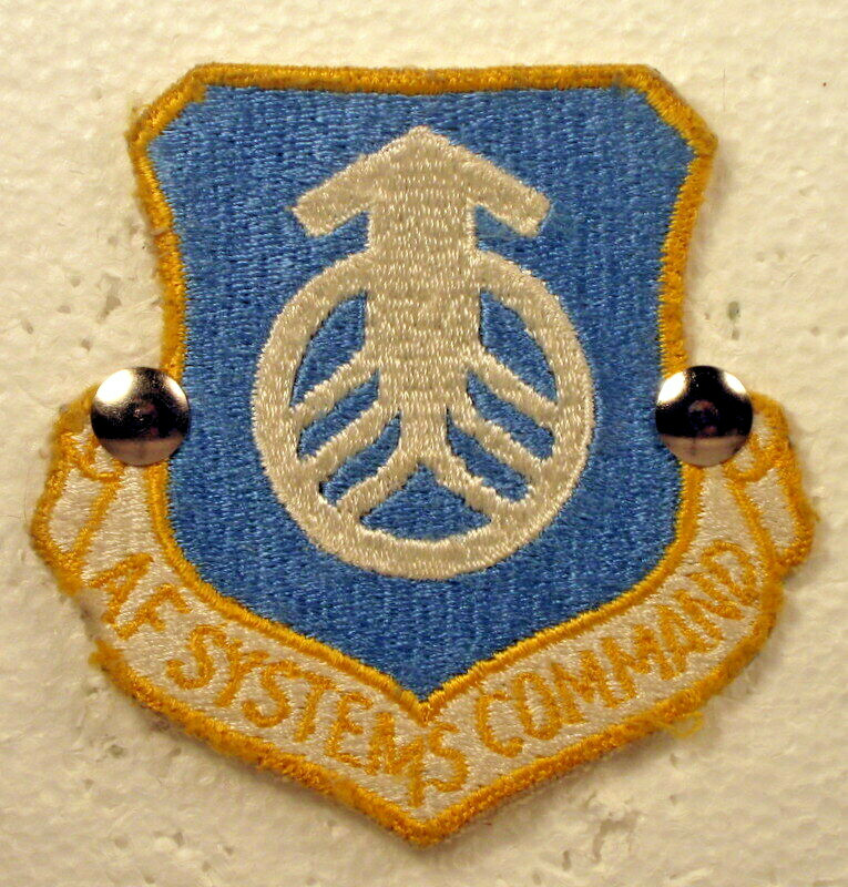 USAF US Air Force Systems Command AFSC Badge Insignia Crest Full Color Patch