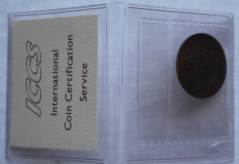 1820 Lower Canada BUST & HARP TOKEN CH#LC60E2 - BR# 1012 - ICCS MS-60