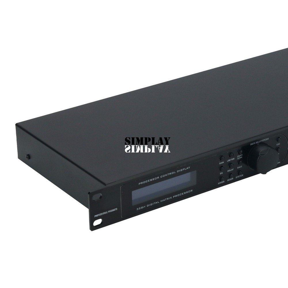 Professional 4-Ch Audio Effector 4-IN 8-OUT Stage Performance Audio Processor