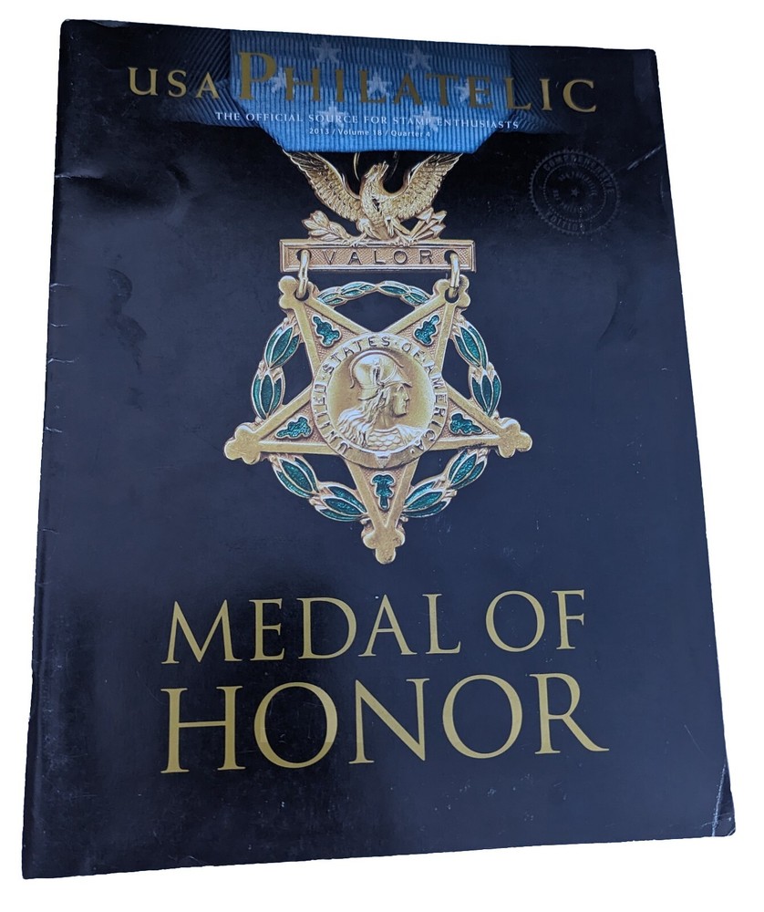 Medal of Honor USA Philatelic Catalog 2013 Volume 18 Q4 Military Stamps