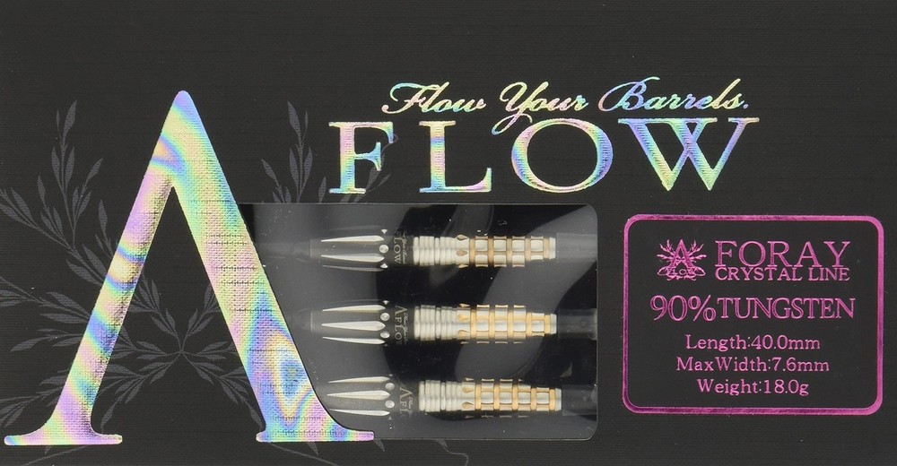 Dynasty Aflow Crystal Line Forley Barrel Soft Dart