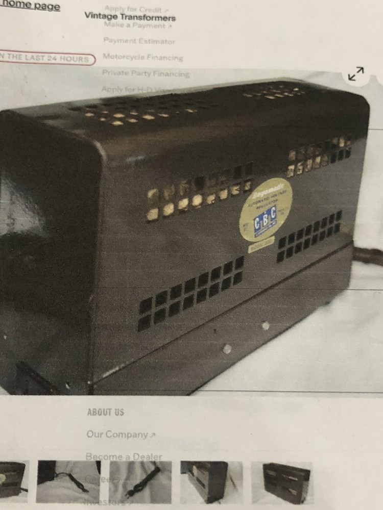 Vintage CBC Model 300 Regomatic Automatic Voltage Regulator 1955