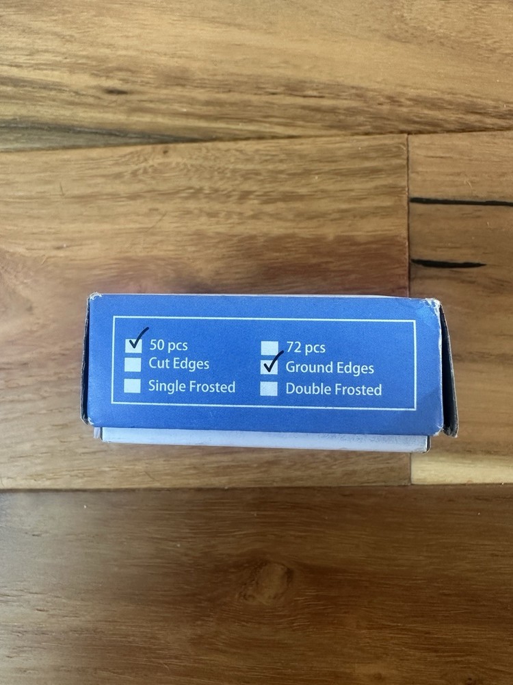 AmScope 50 Piece Microscope Slides BS-50P - 49 Count