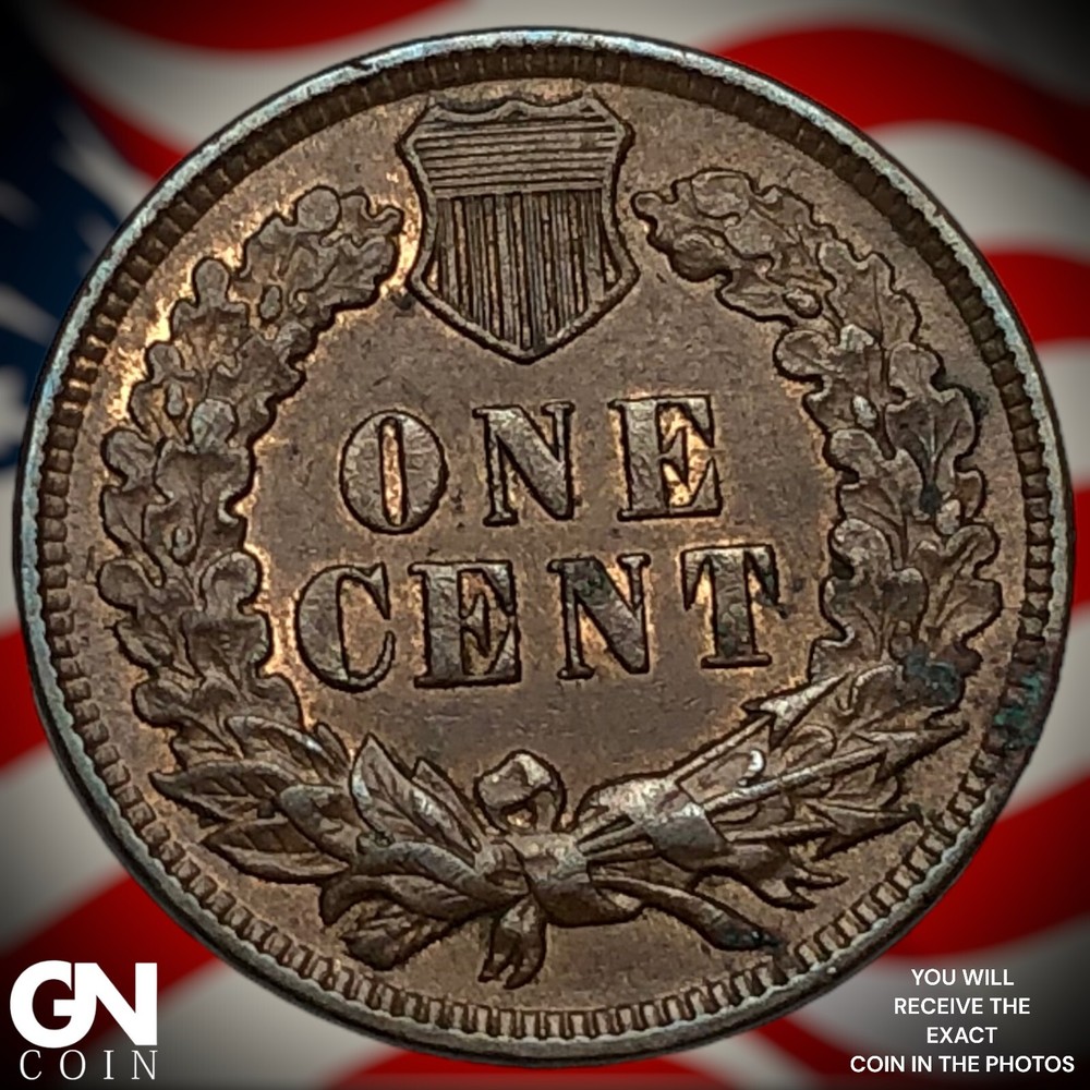 1907 Indian Head Cent Penny M4796