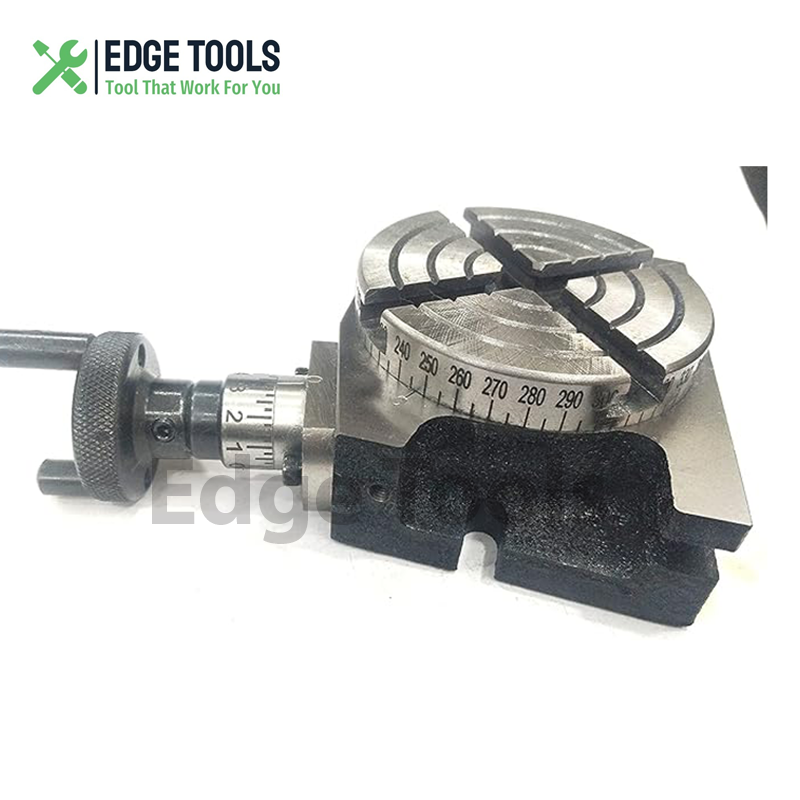 3" inch 75mm 4 Slots Rotary Table Horizontal And Vertical Model Milling Machine