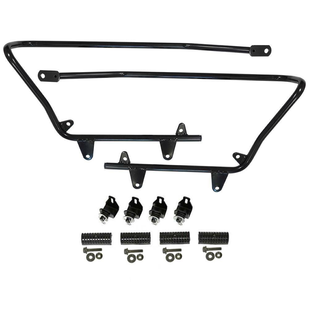 Hard Saddlebag Saddle bag Conversion Bracket Fit For Harley Softail w/ Hardware