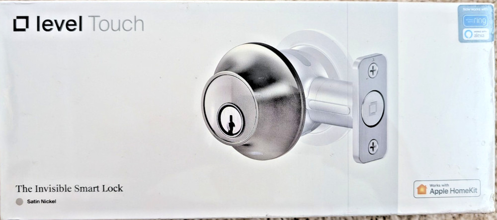 Level Lock Smart Lock, Keyless Entry, Smartphone Access, Bluetooth Enabled,