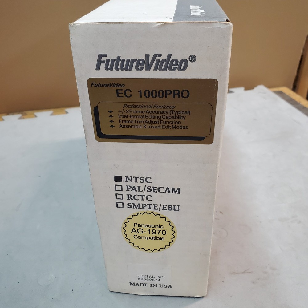 FutureVideo Automatic Video Editing Controller: EC 1000PRO
