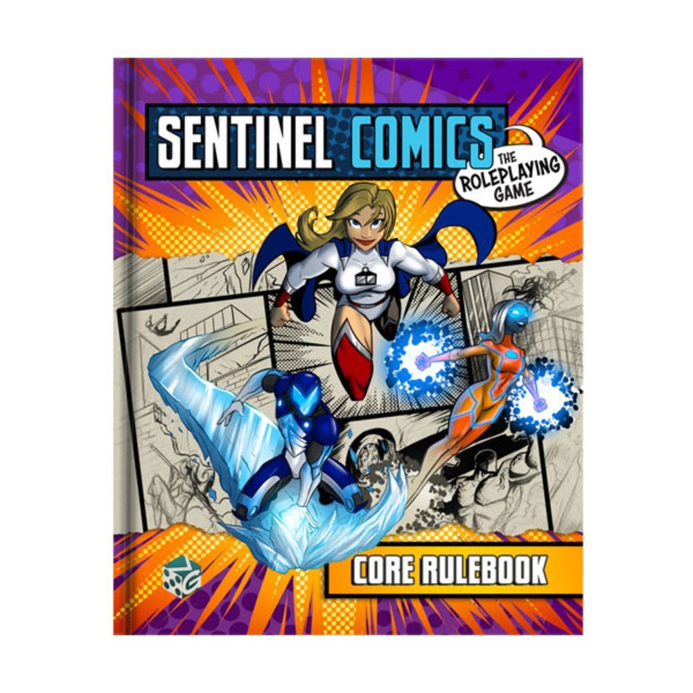 Sentinel Comics: The Roleplaying Game Core Rulebook - Comic Book RPG