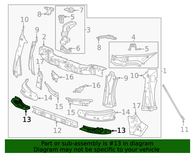 Genuine GM Outer Reinforced 84785707