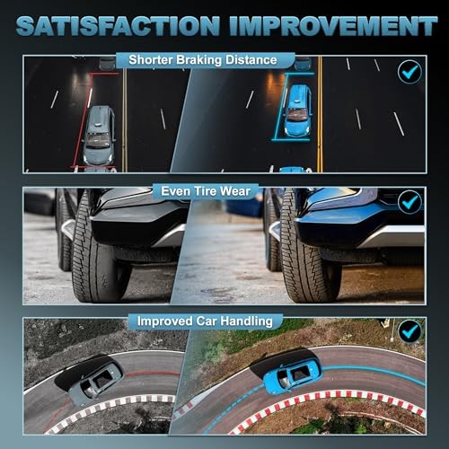 Front Pair Shock Struts Spring Assembly Compatible for 08-15 Dodge Grand