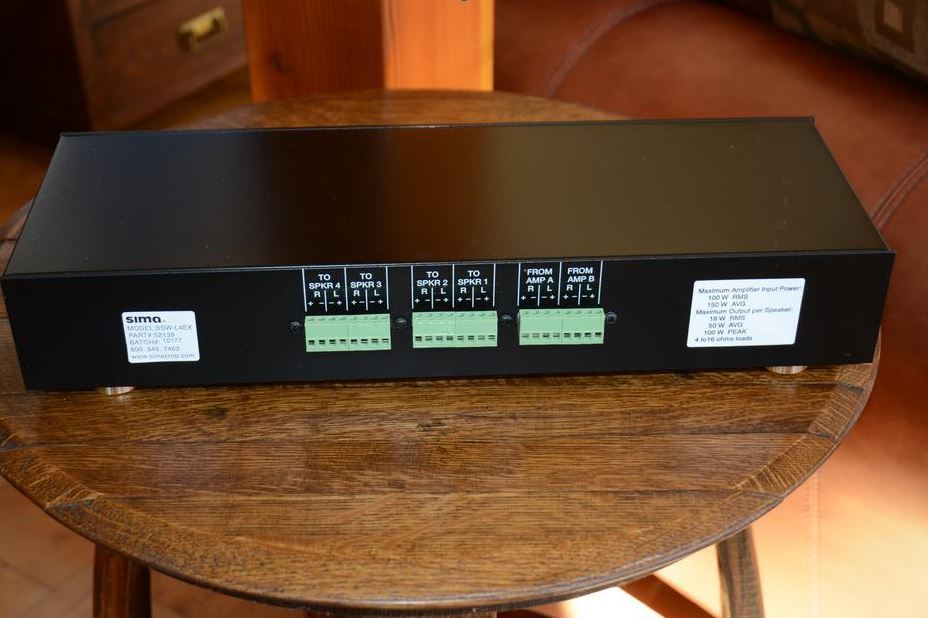 4-Pin Speaker / Source Selector / Output Plug Anthem Multi Room Power Amplifier