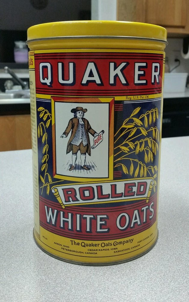 1984 Quaker Oats tin