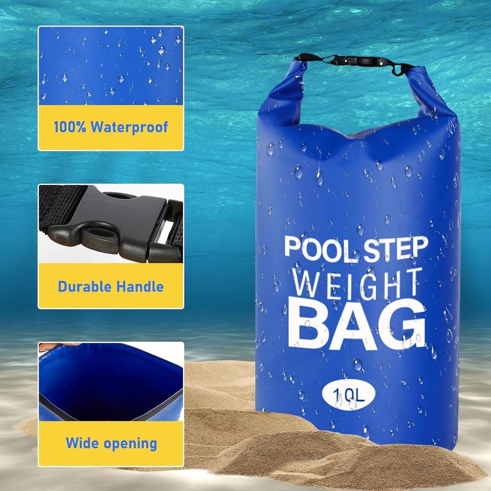 Pool Step Weights Pool Ladder Weights for Above Ground Pools 2 Pack 10L