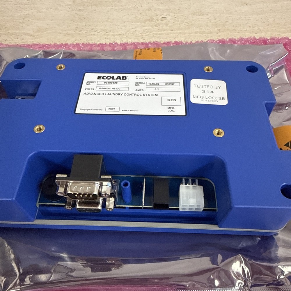 Ecolab 92582020 Advanced Laundry Control System 9-28VDC HZ DC 0.2 Amps