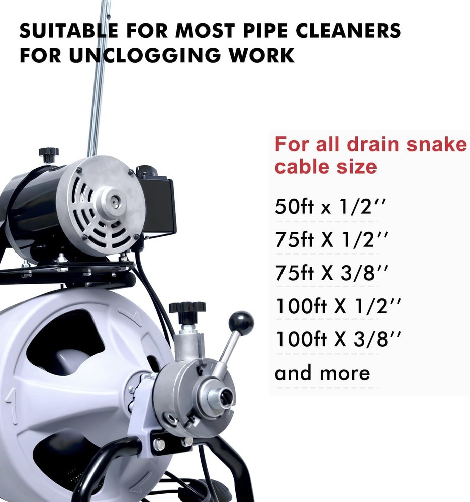 Drill Attachments,8-Piece Drain Cleaner Combination Cutter Heads