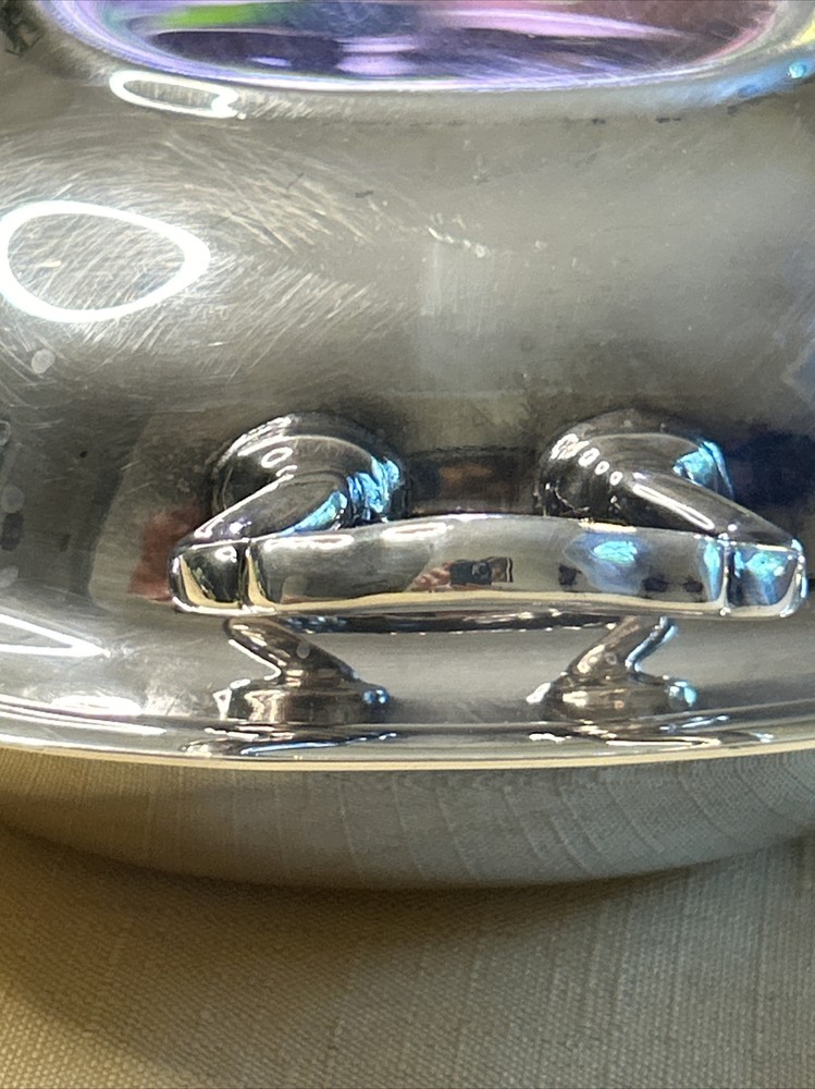 Reed and Barton 5001 Mayflower Lidded Oval Serving Plate