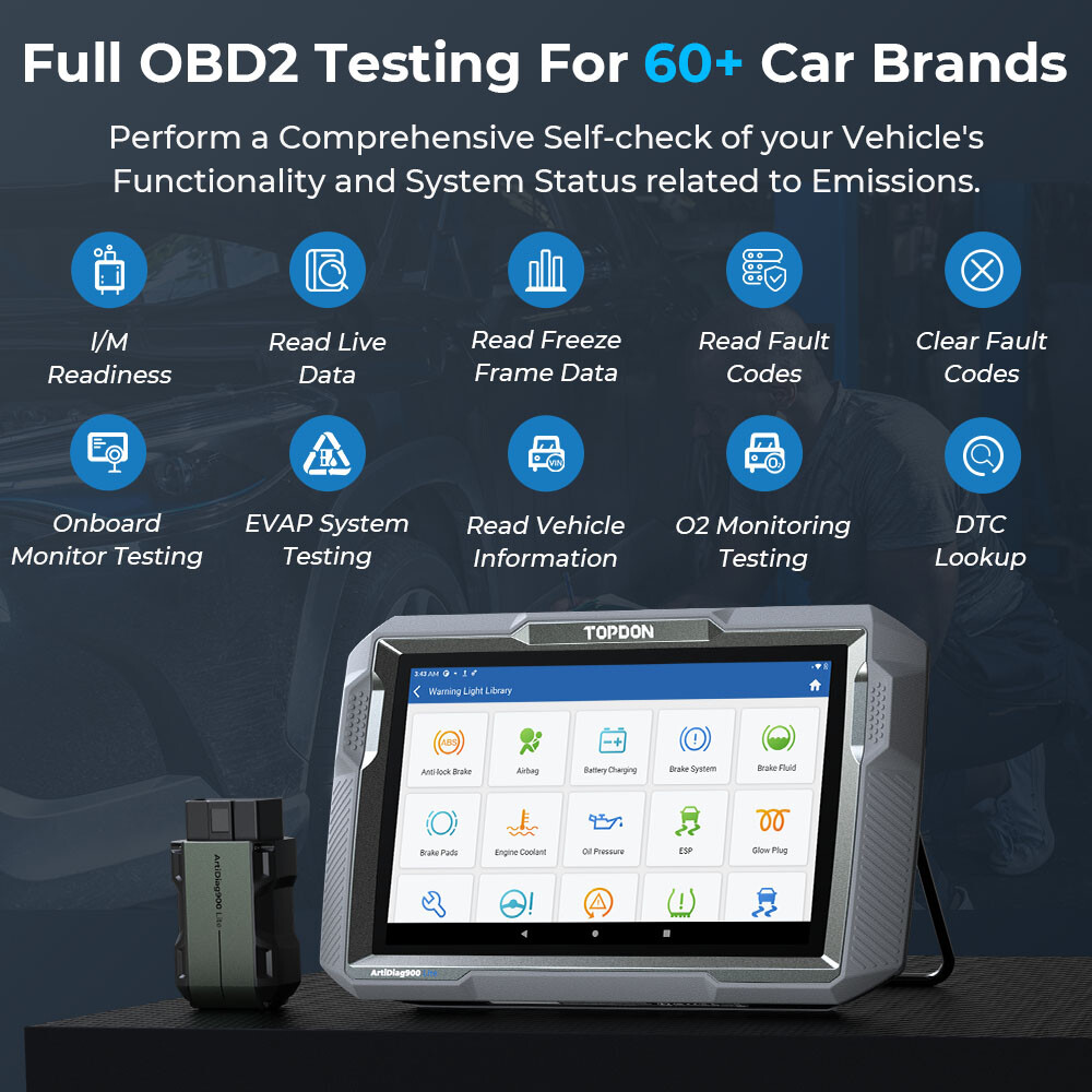 🔥2026 Newest TOPDON AD900 Lite Full System Bluetooth Bidirectional Scan Tool