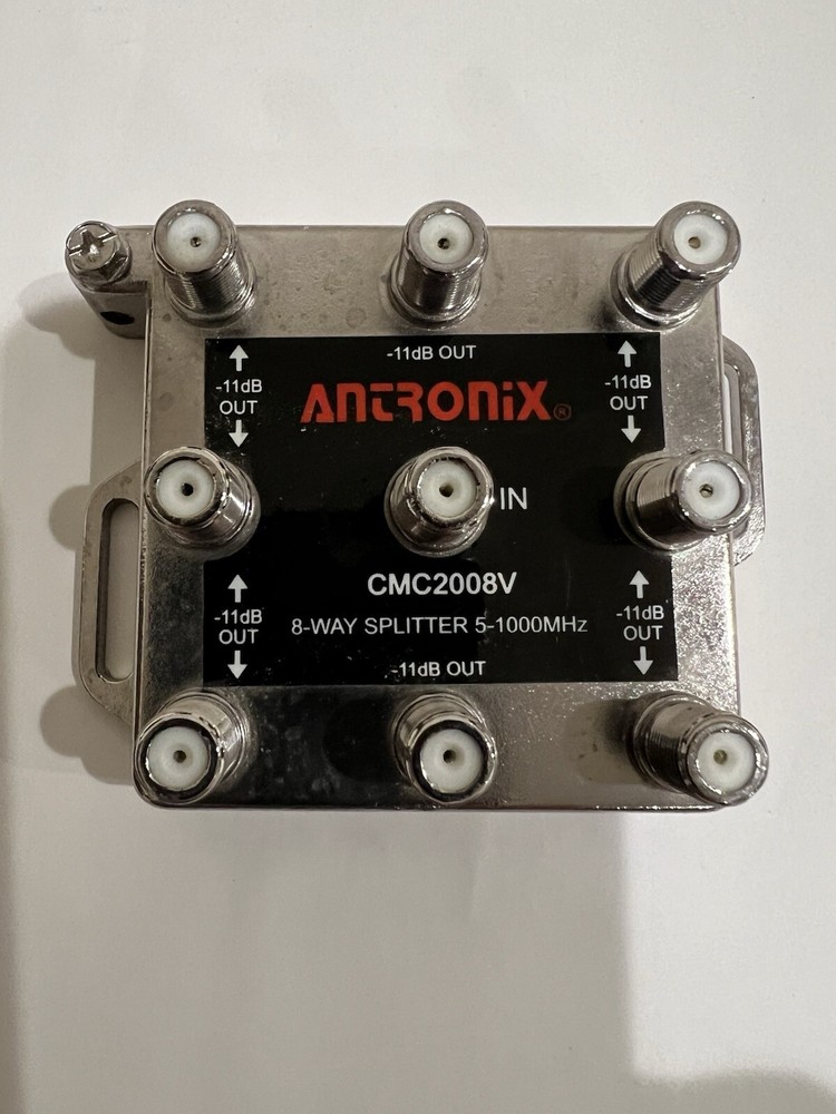 Antronix High Performance 8-Way Cable TV Splitter CMC2008V