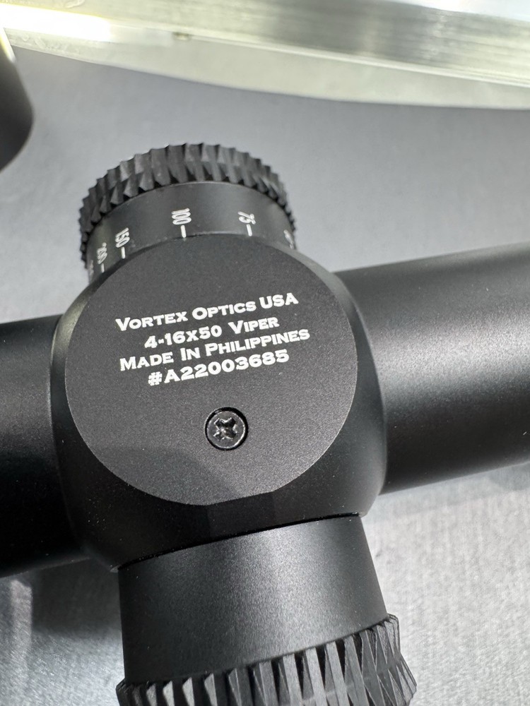 Vortex Viper Optics 4-16x50 Rifle Scope W / SUN SHADE
