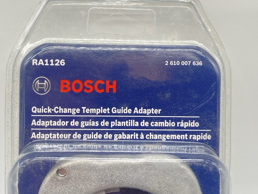 Bosch RA1126 Quick Change Template Guide Adapter NIB