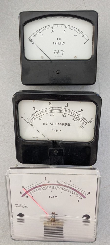Vintage Panel Meters CHOICE