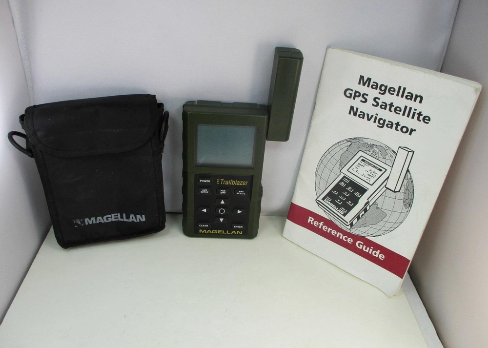 1994 Magellan Trailblazer GPS Satellite Navigator with Case & Guide - Tested