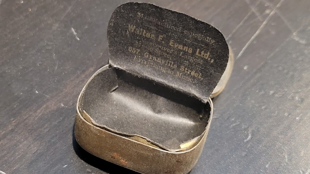 Vintage Gramophone phonograph needle tin Sphinx Empty