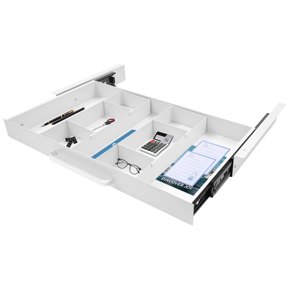 Under Desk Sliding Pull-Out Drawer Drawer Storage Organizer For Home/Office