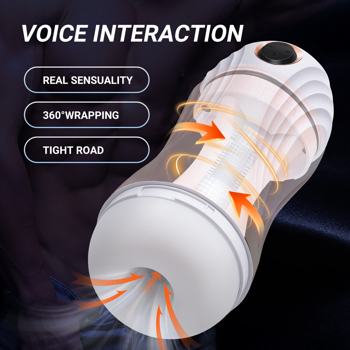 Blowjob Automatic Male Masturbaters Cup Stroker Sucking Vibrator Sex Toy For men