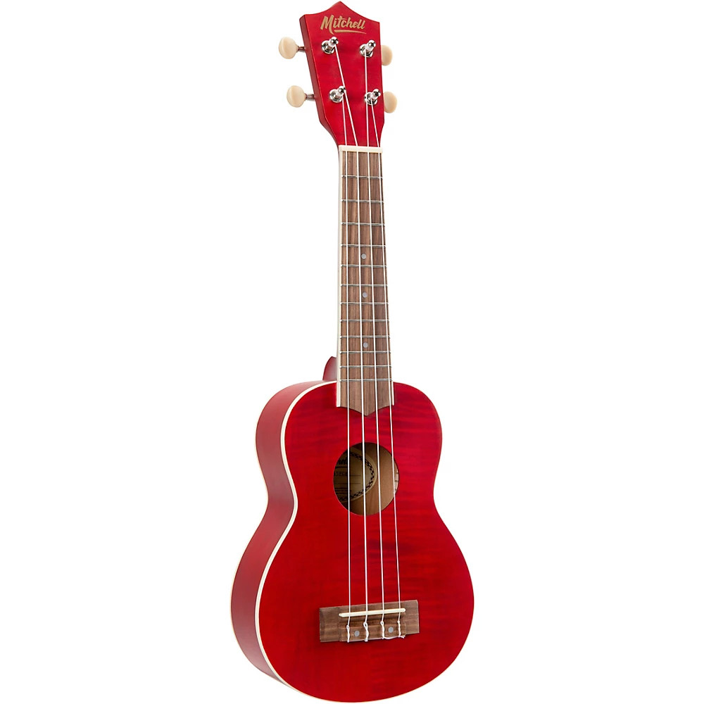 Mitchell MU45F Exotic Ukulele Flamed Maple Cherry