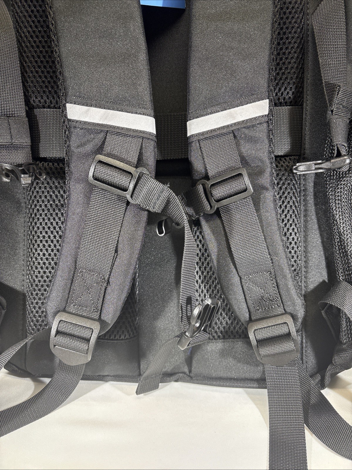 NWT-Amalodie Outdoor Recreation Backpack Black Adjustable Size 20 x 14 Terylene