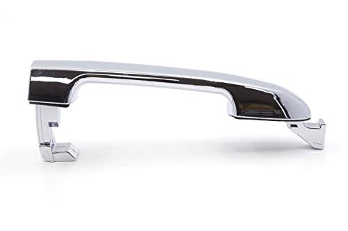Exterior Chrome Door Handle Front Driver Left Side with Keyhole Replacement