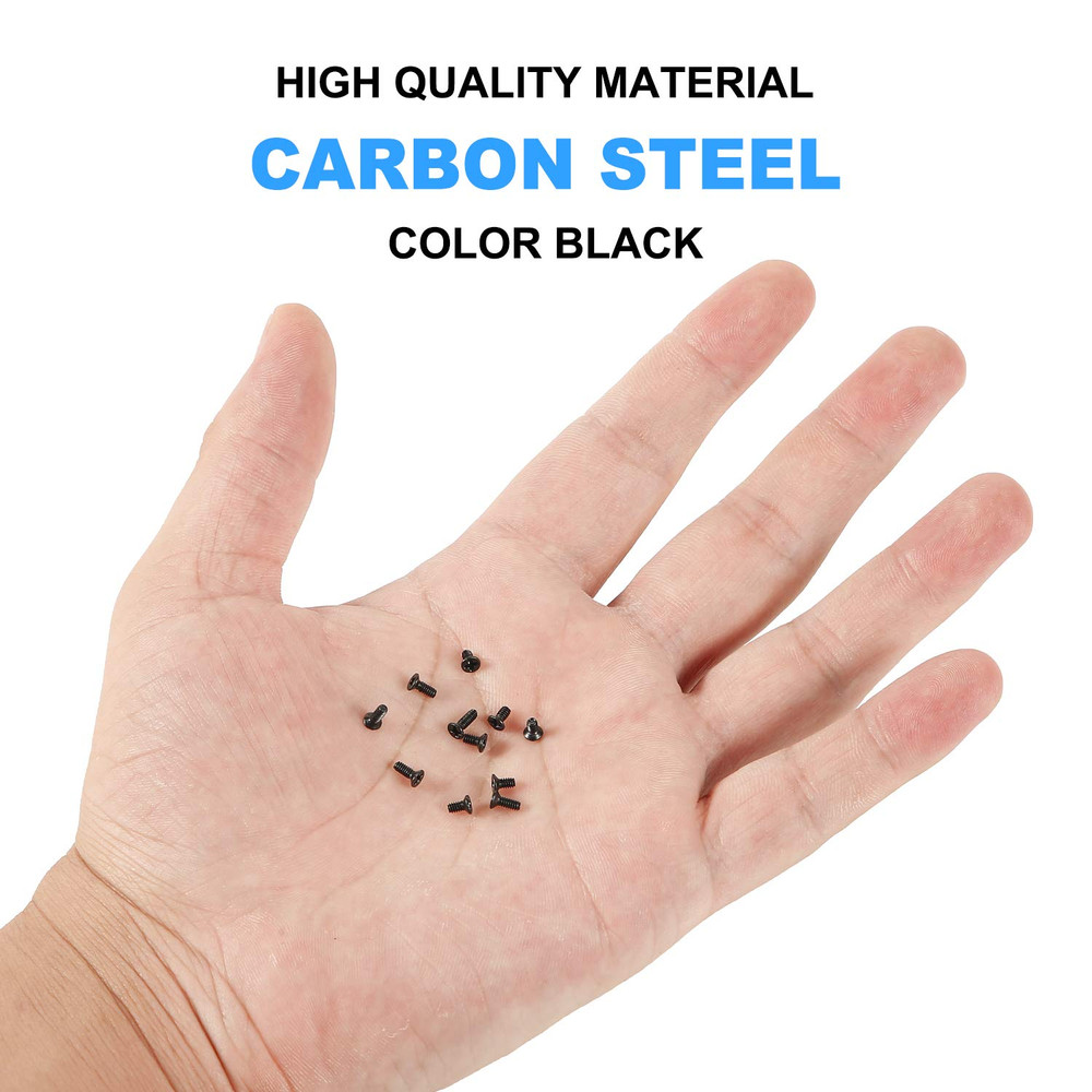 500Pcs M2 M2.5 M3 Laptop Notebook Computer Replacement Screws Kit, PC Flat Head