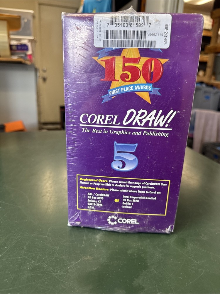 Vintage Corel Draw 5 PC CDROM