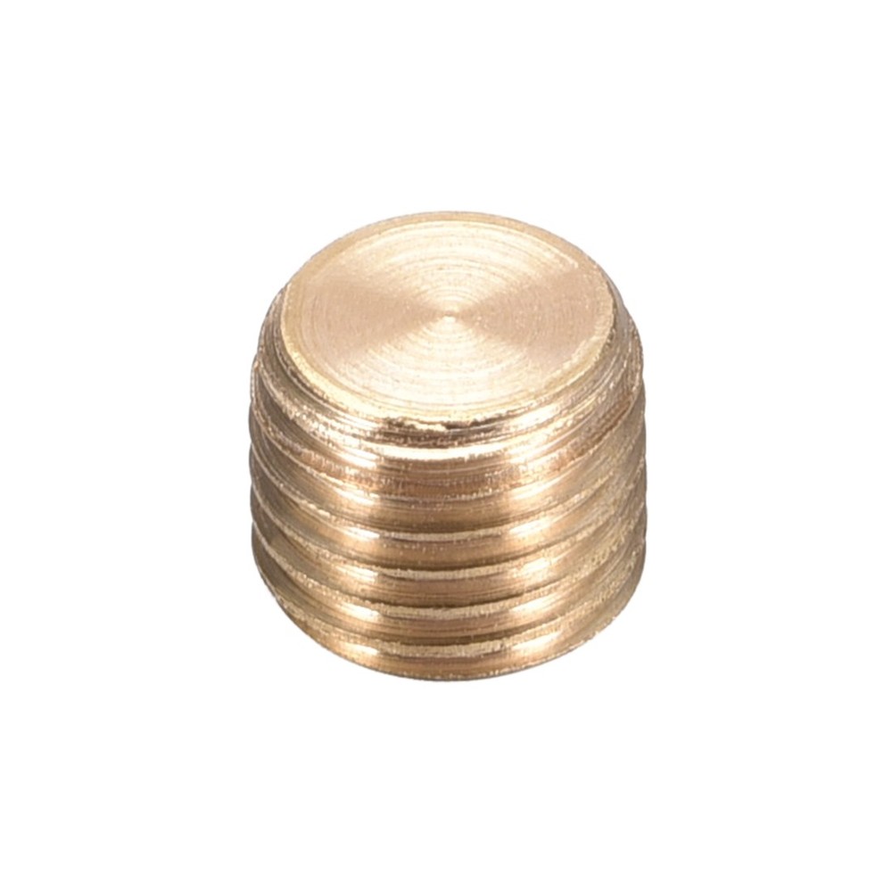 Brass Pipe Fitting - Hex Counter Sunk Plug 1/16NPT Male Socket Pipe Plugs 5pcs