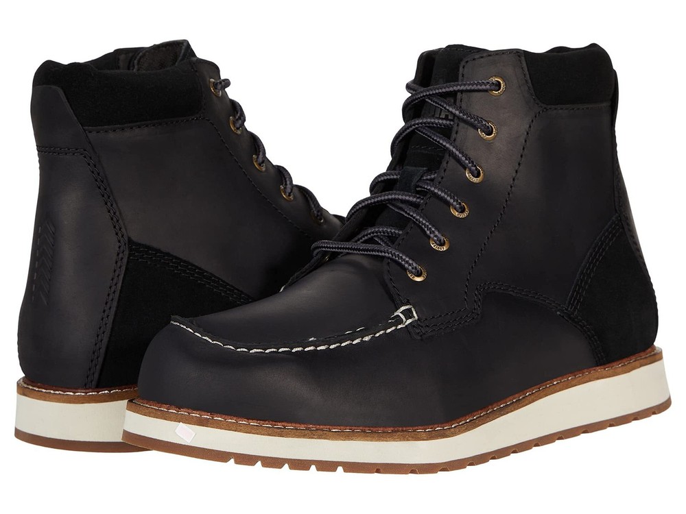 Kodiak Devick Black Wedge Moc Toe Shoes - Size 12 M