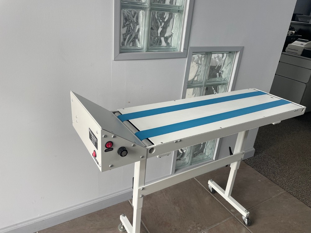 Variable Speed Conveyor w/ Adjustable Stand, Auto Start/Stop or Continuous Use