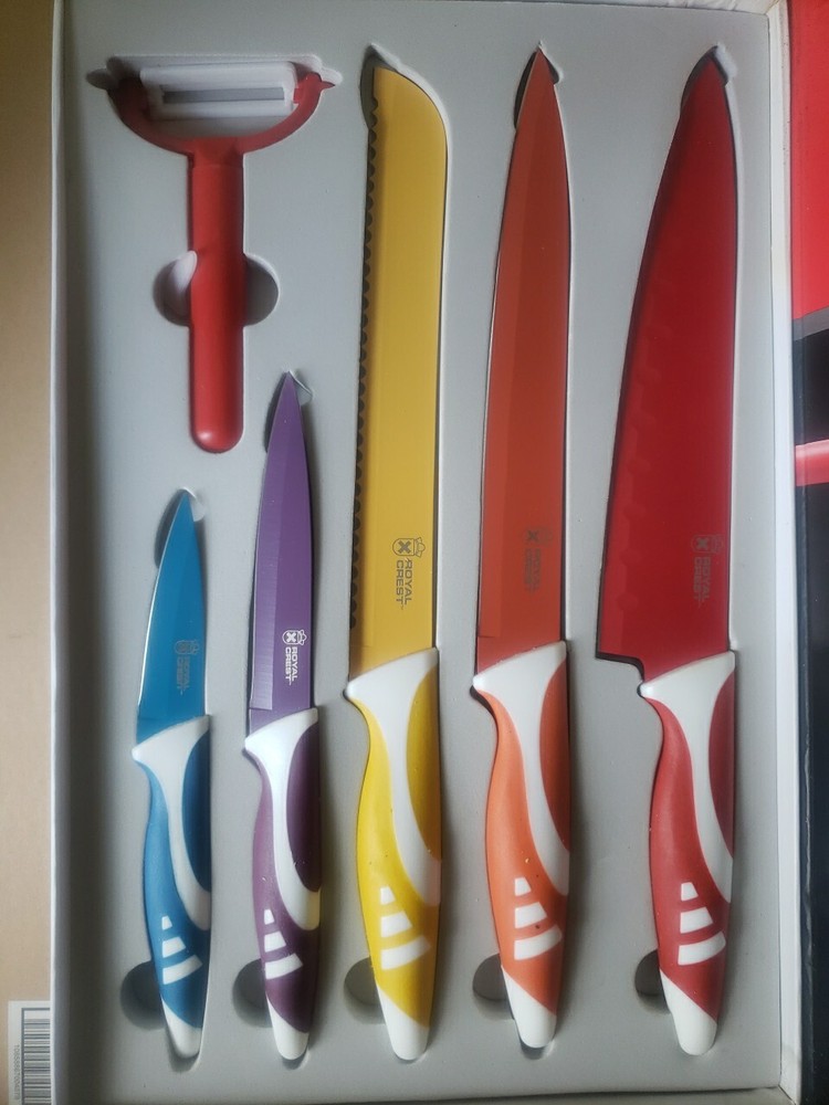 Royal Crest™ 6pc Non-Stick Coated Cutlery Set